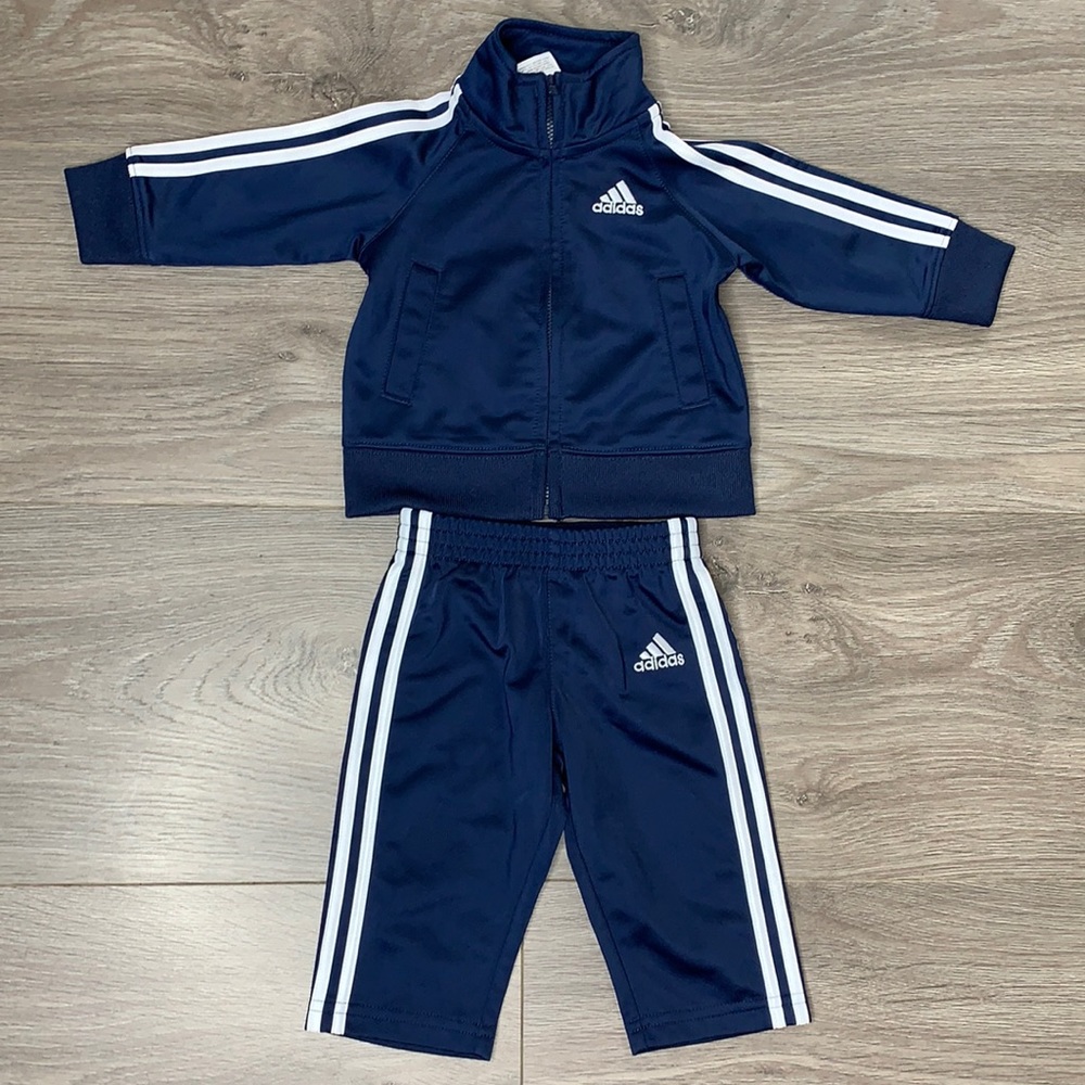 Adidas Blue & White Baby Track Suit